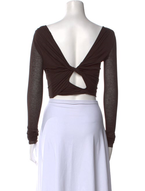 Rick Owens Lilies 2022 Jade Crop Crop Top