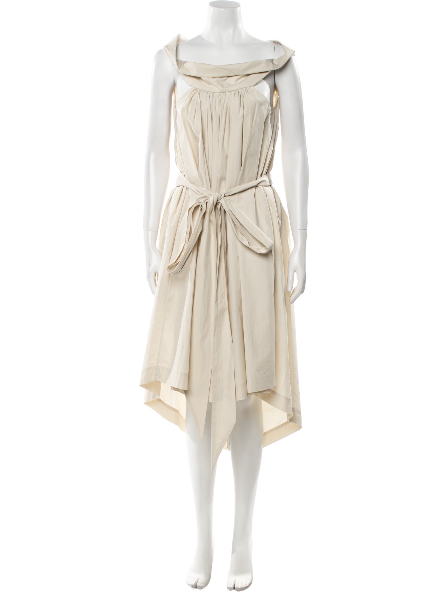 Rick Owens Square Neckline Long Dress