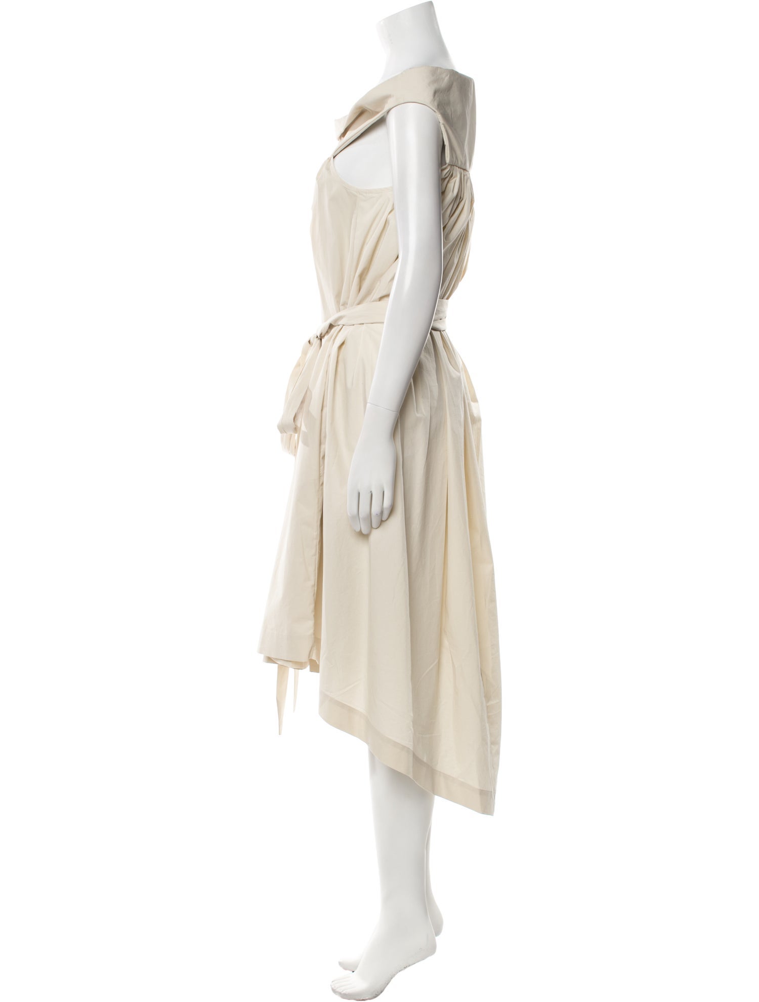 Rick Owens Square Neckline Long Dress