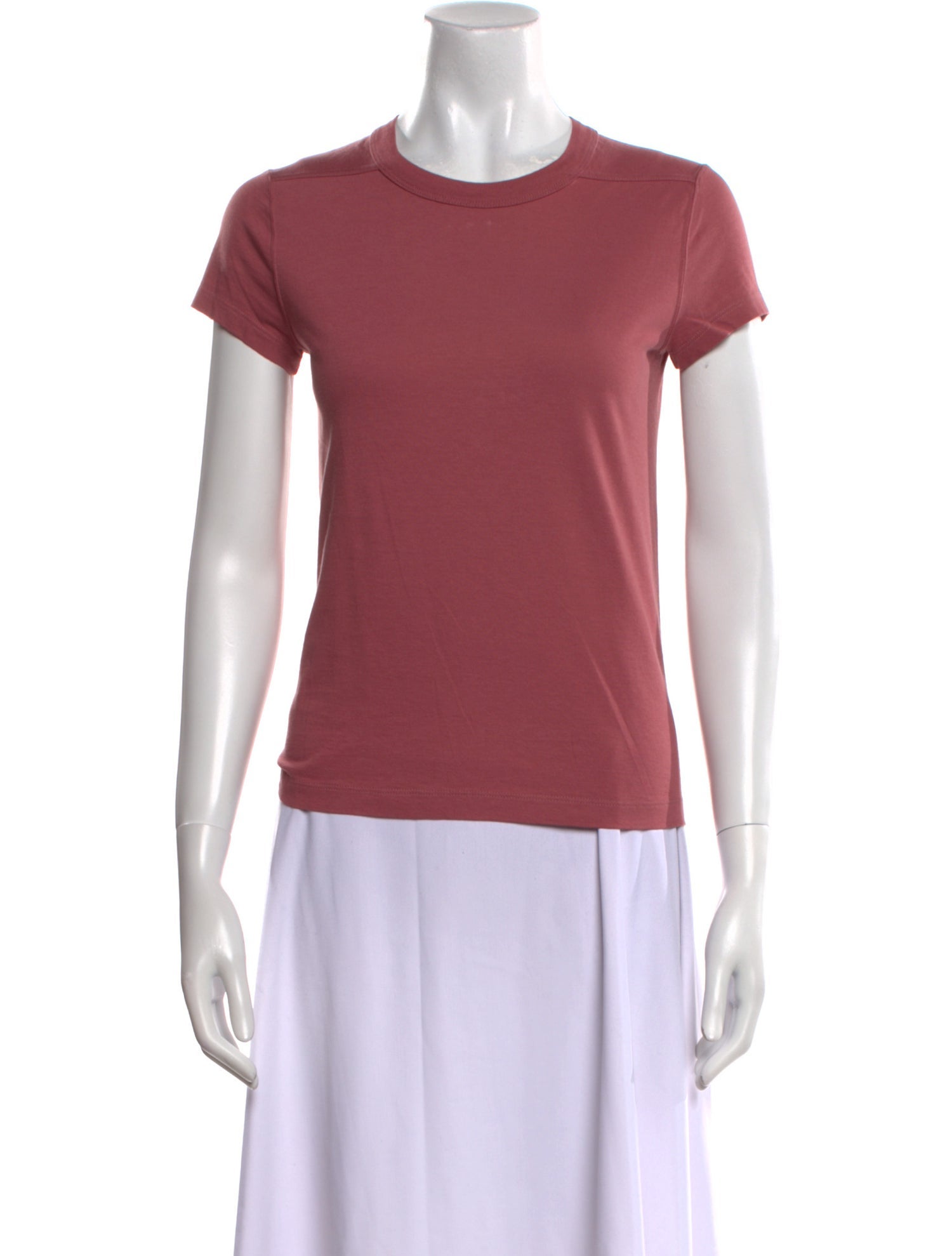 Rick Owens Crew Neck Short Sleeve T-Shirt