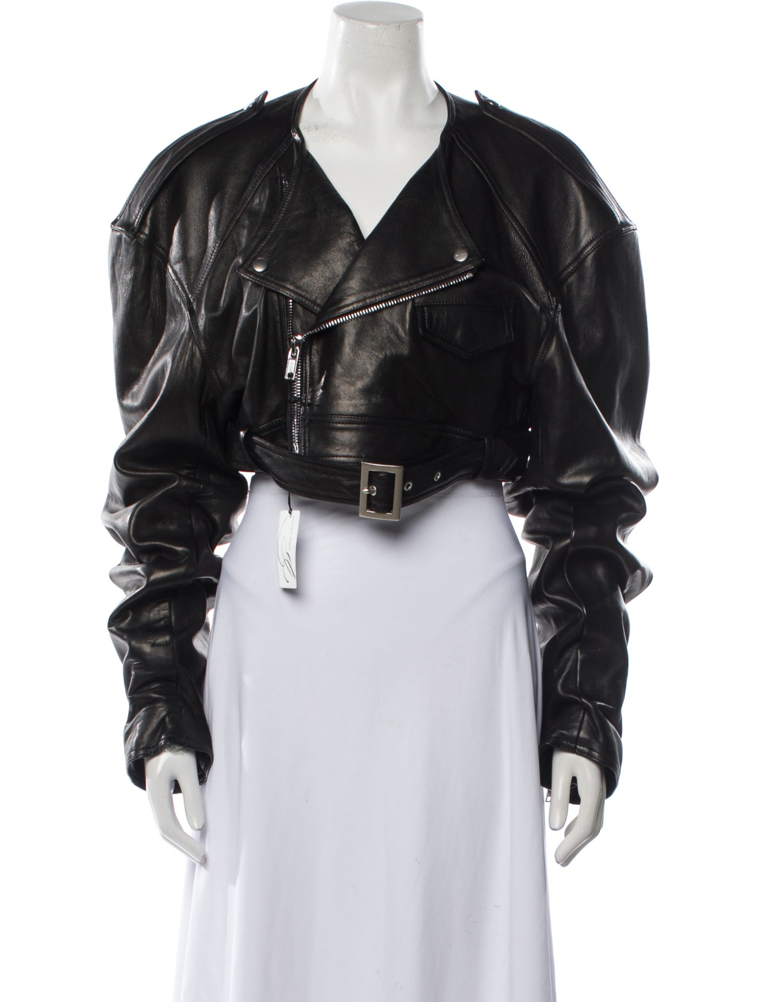Rick Owens 2024 'Lido' Micro Biker Biker Jacket w/ Tags