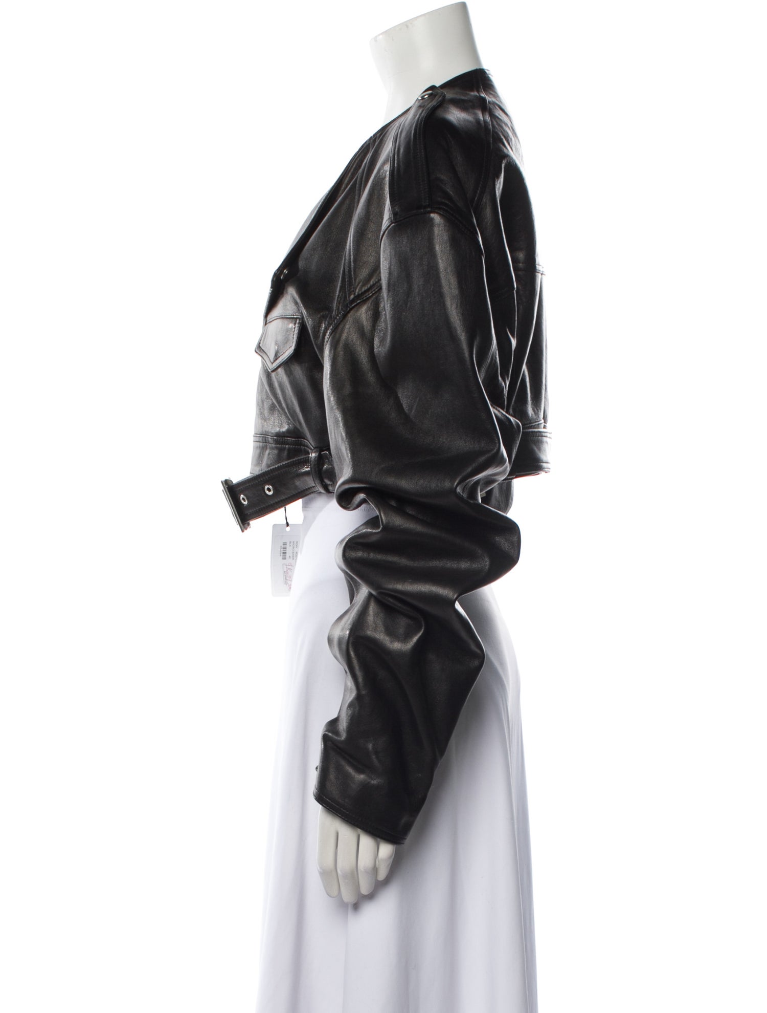 Rick Owens 2024 'Lido' Micro Biker Biker Jacket w/ Tags