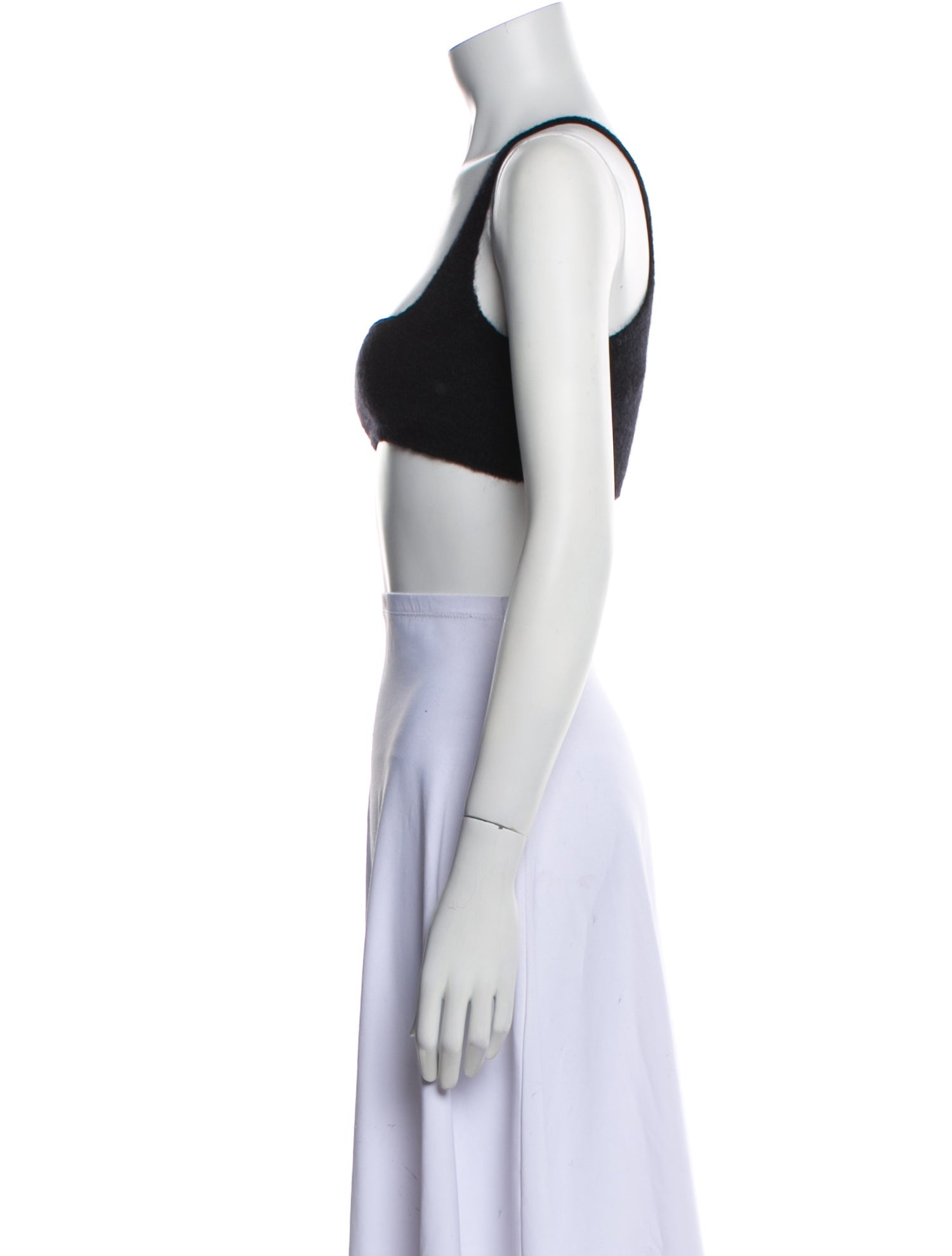 Rick Owens 2024 Alpaca Crop Top