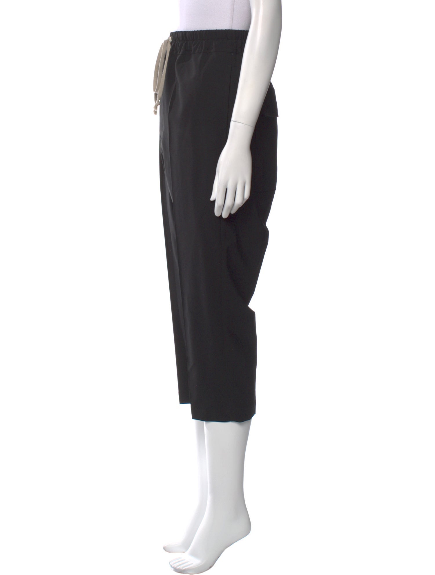 Rick Owens Virgin Wool Straight Leg Pants