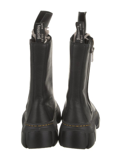 Rick Owens Leather Combat Boots