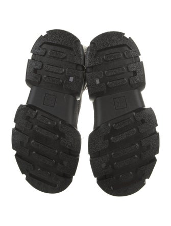 Rick Owens Leather Combat Boots