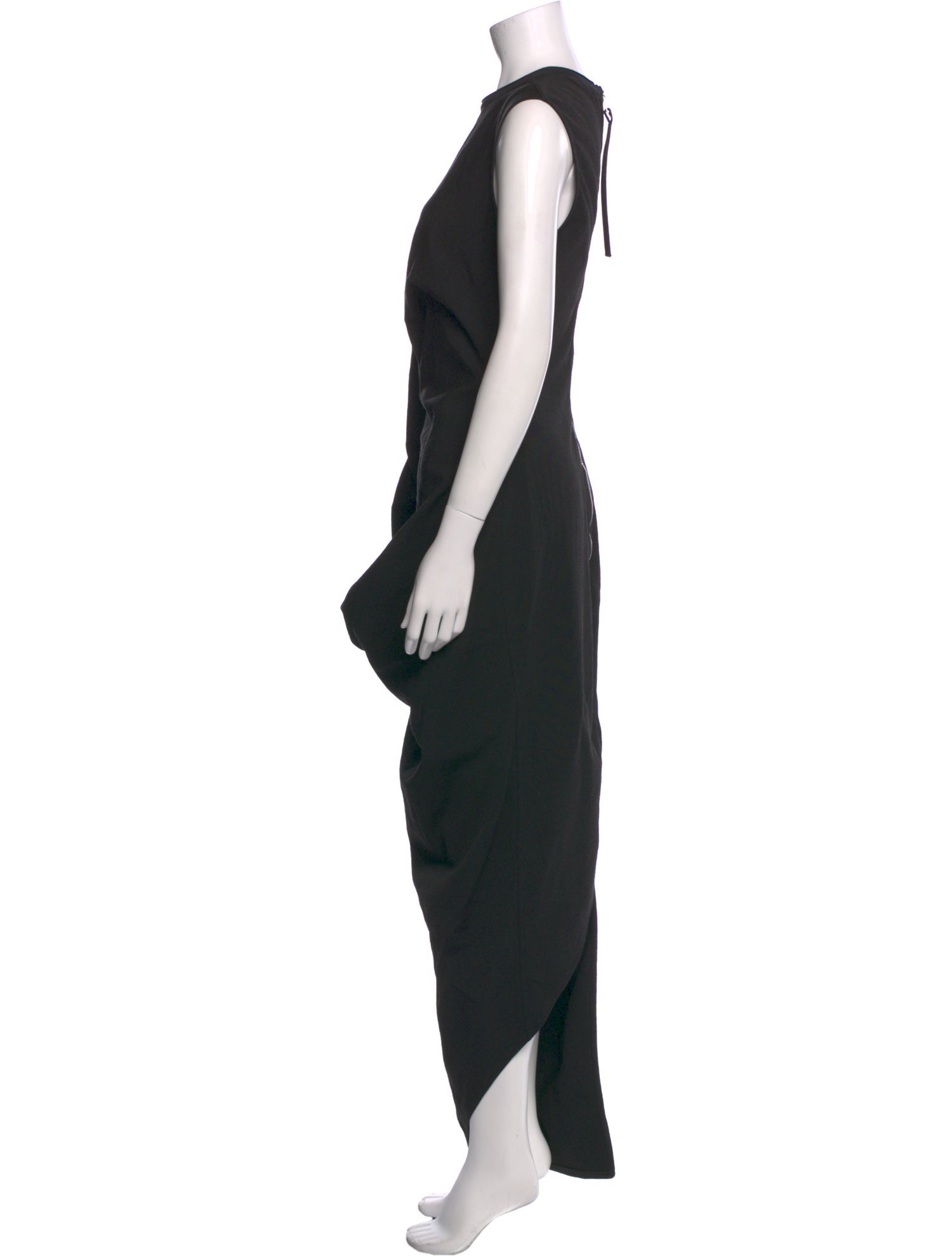 Rick Owens Crew Neck Long Dress