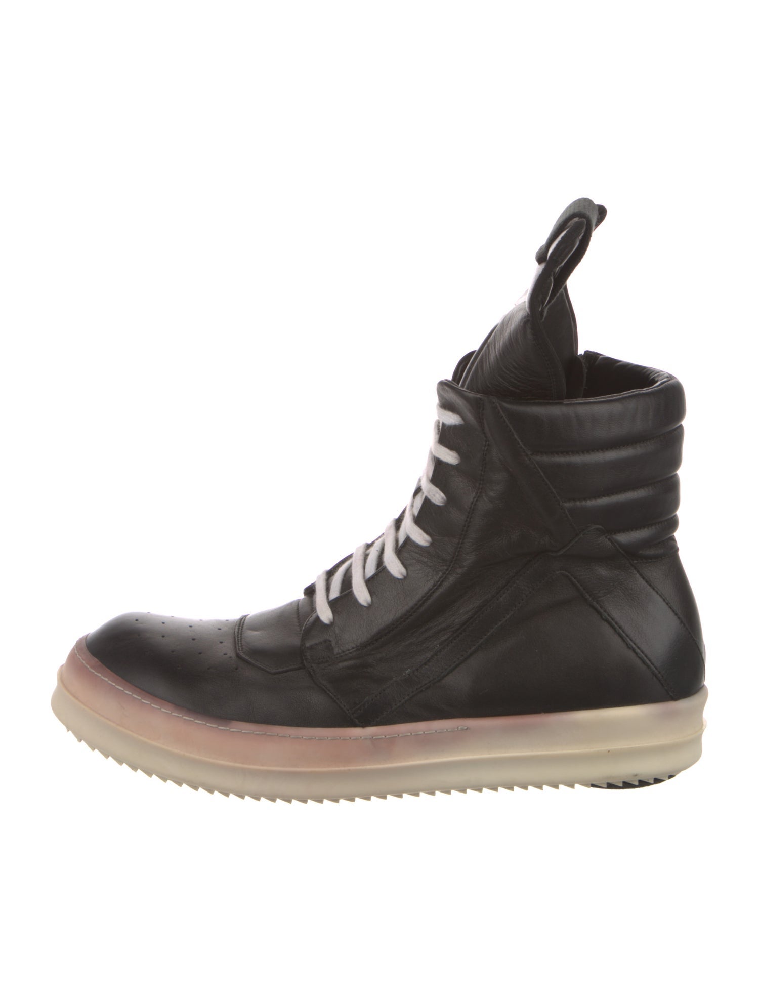 Rick Owens Leather Hiking Boots