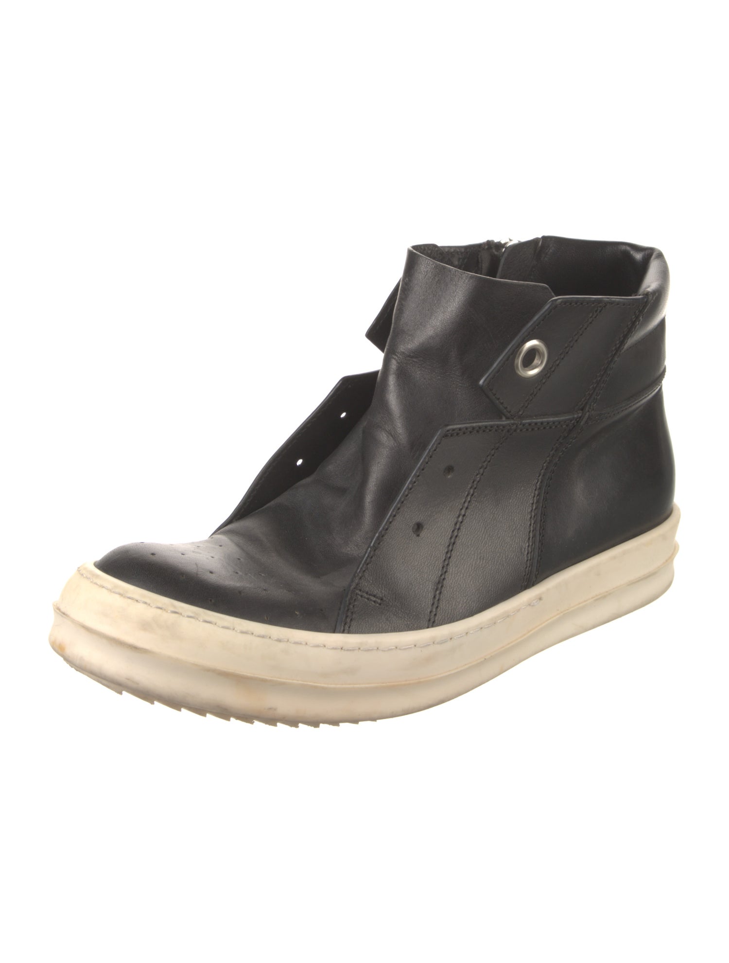 Rick Owens Leather Sneakers