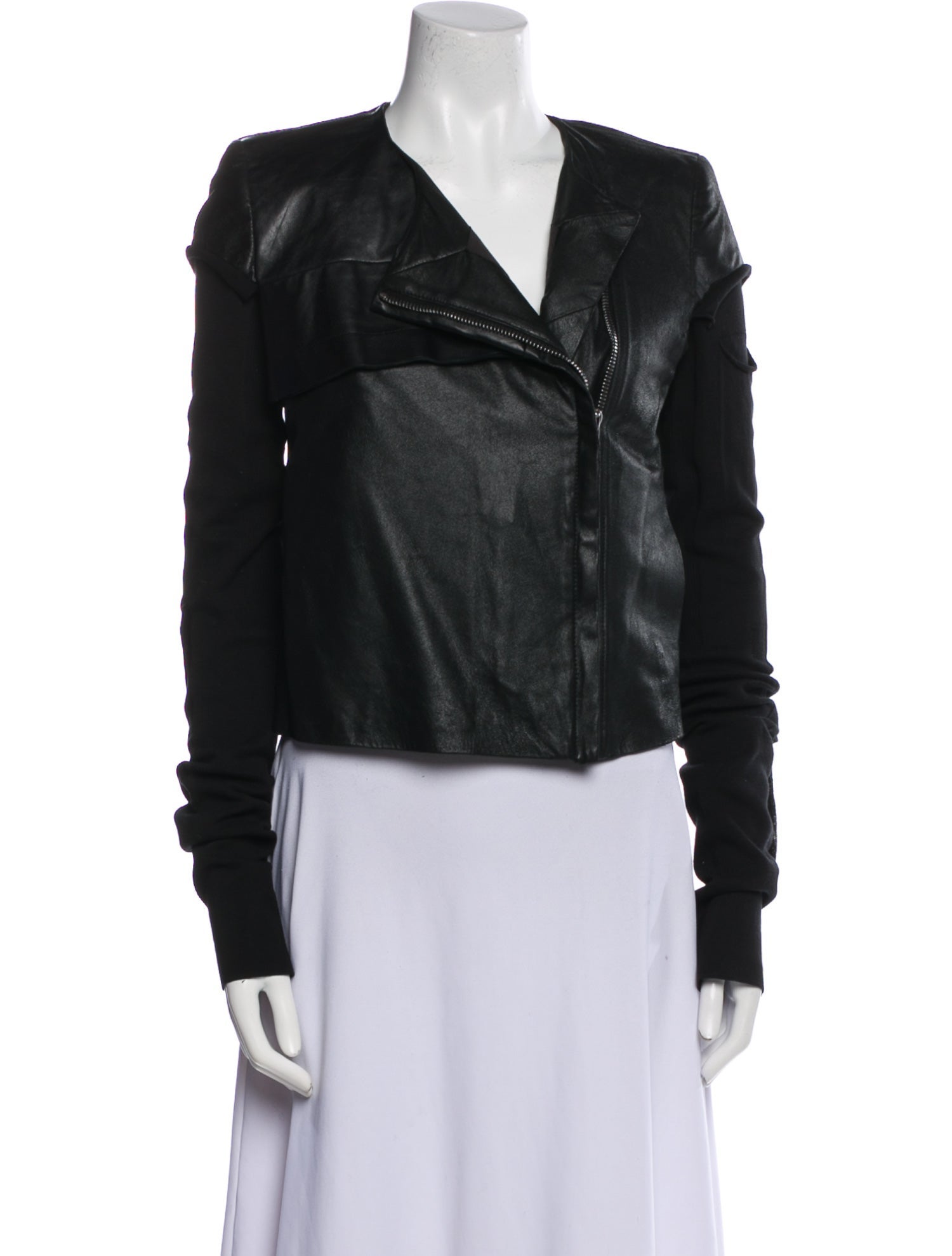 Rick Owens Leather Biker Jacket