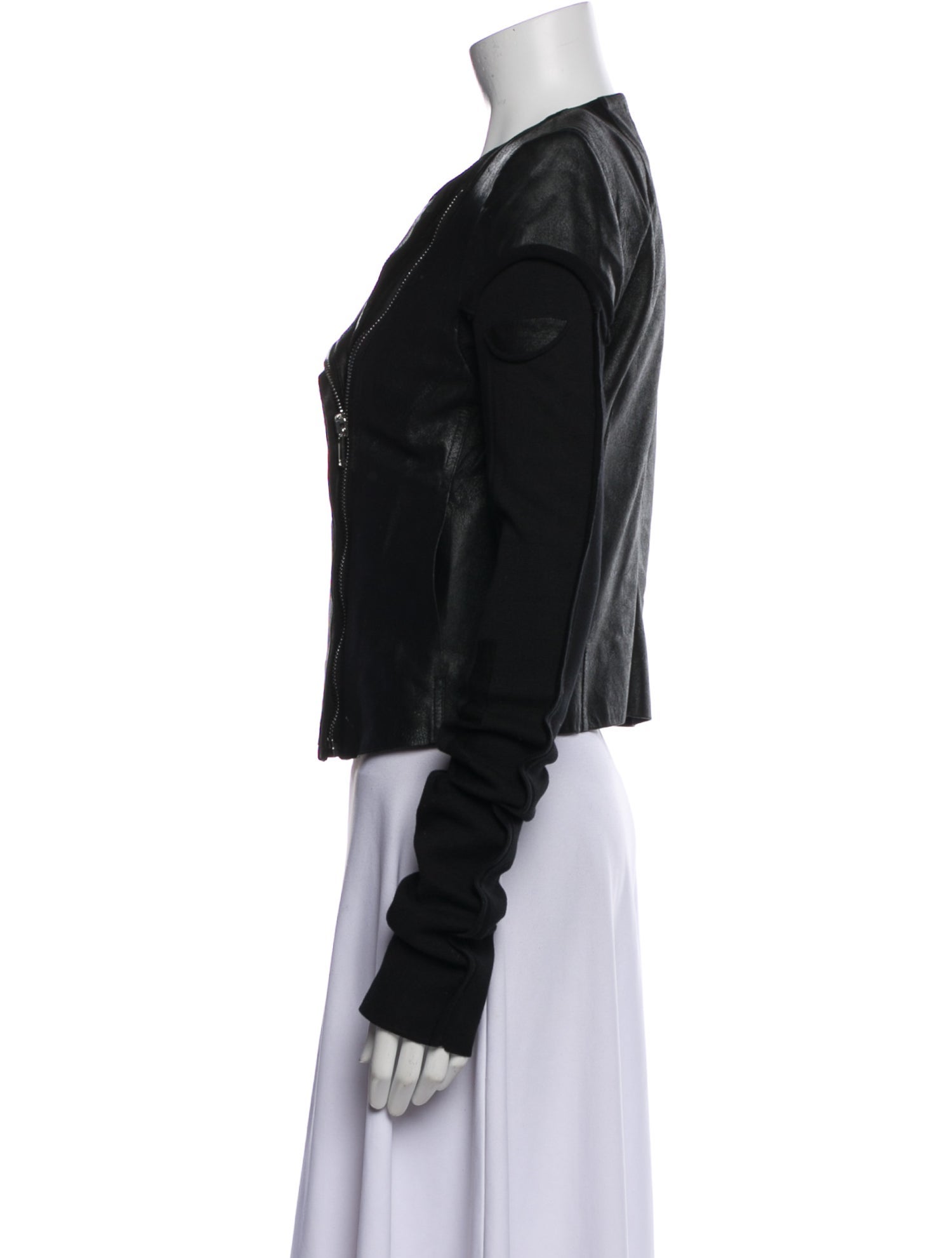 Rick Owens Leather Biker Jacket