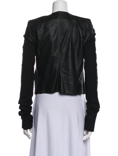 Rick Owens Leather Biker Jacket