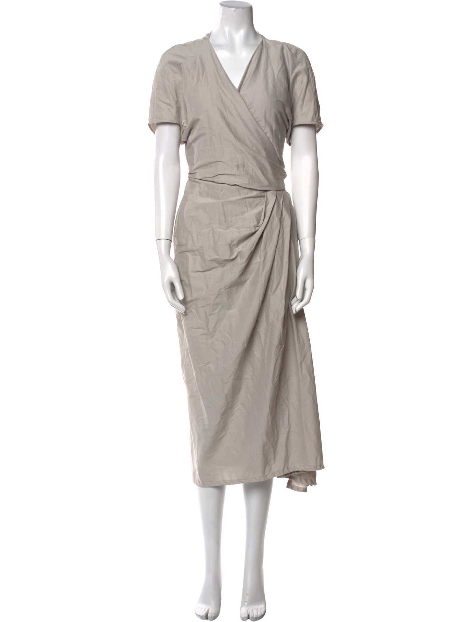 Rick Owens V-Neck Midi Length Dress w/ Tags