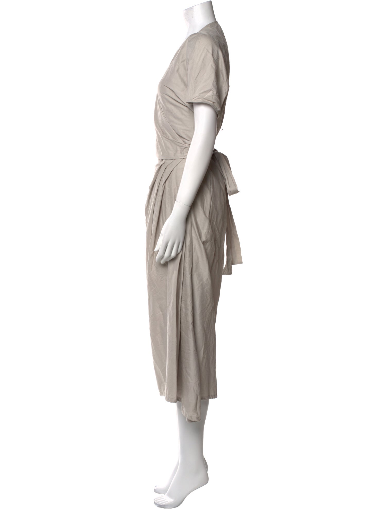 Rick Owens V-Neck Midi Length Dress w/ Tags