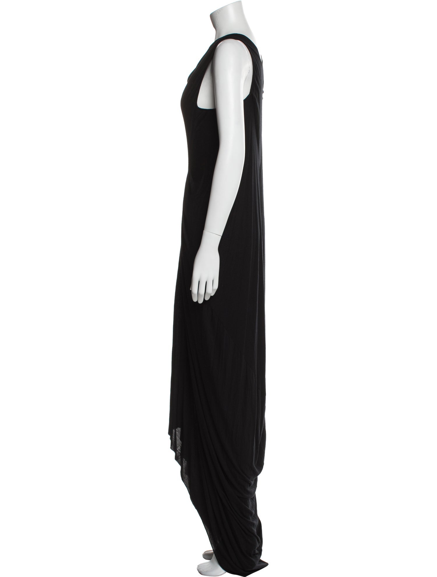 Rick Owens Cowl Neck Long Dress