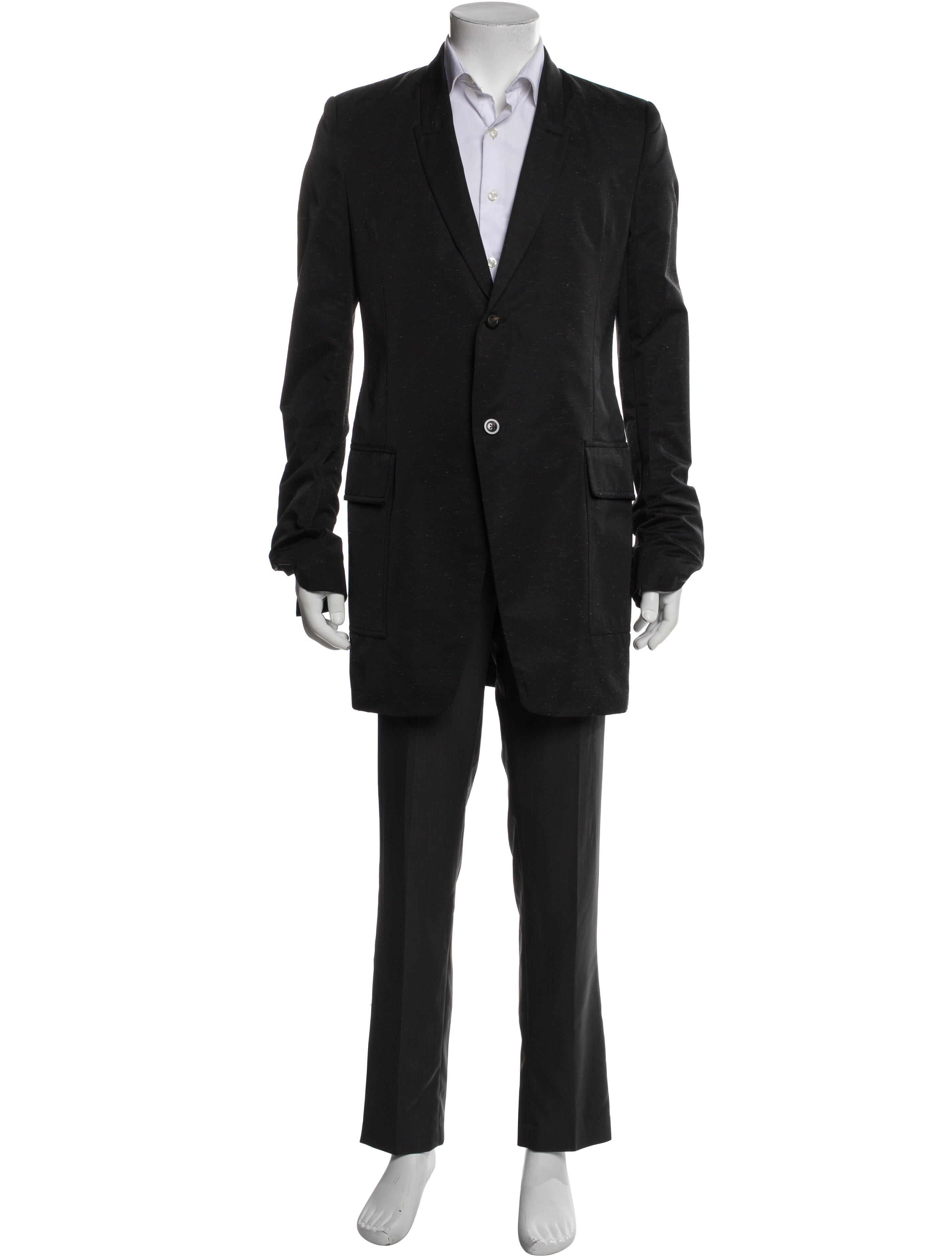 Rick Owens Peaked Lapel Blazer