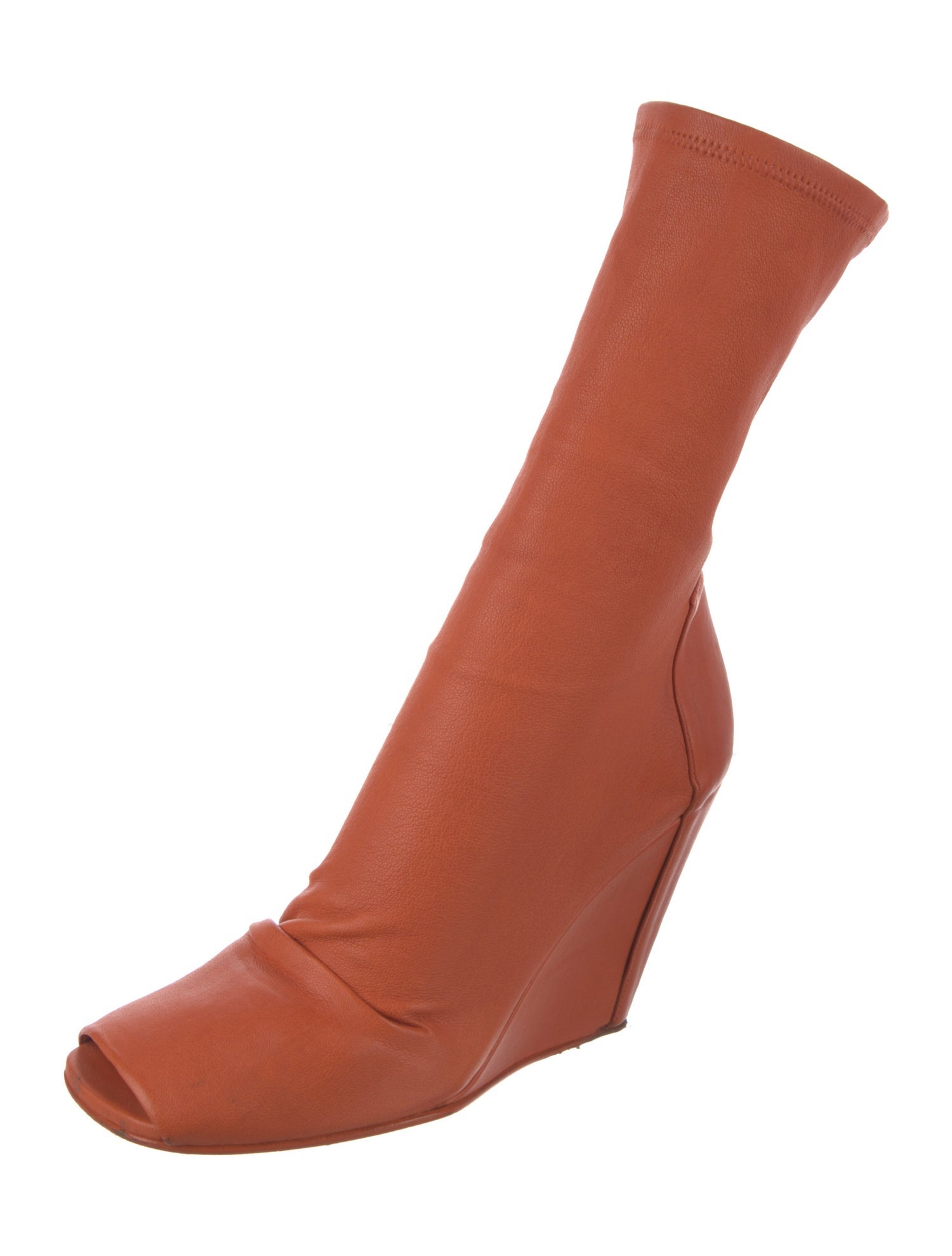 Rick Owens Leather Sock Boots