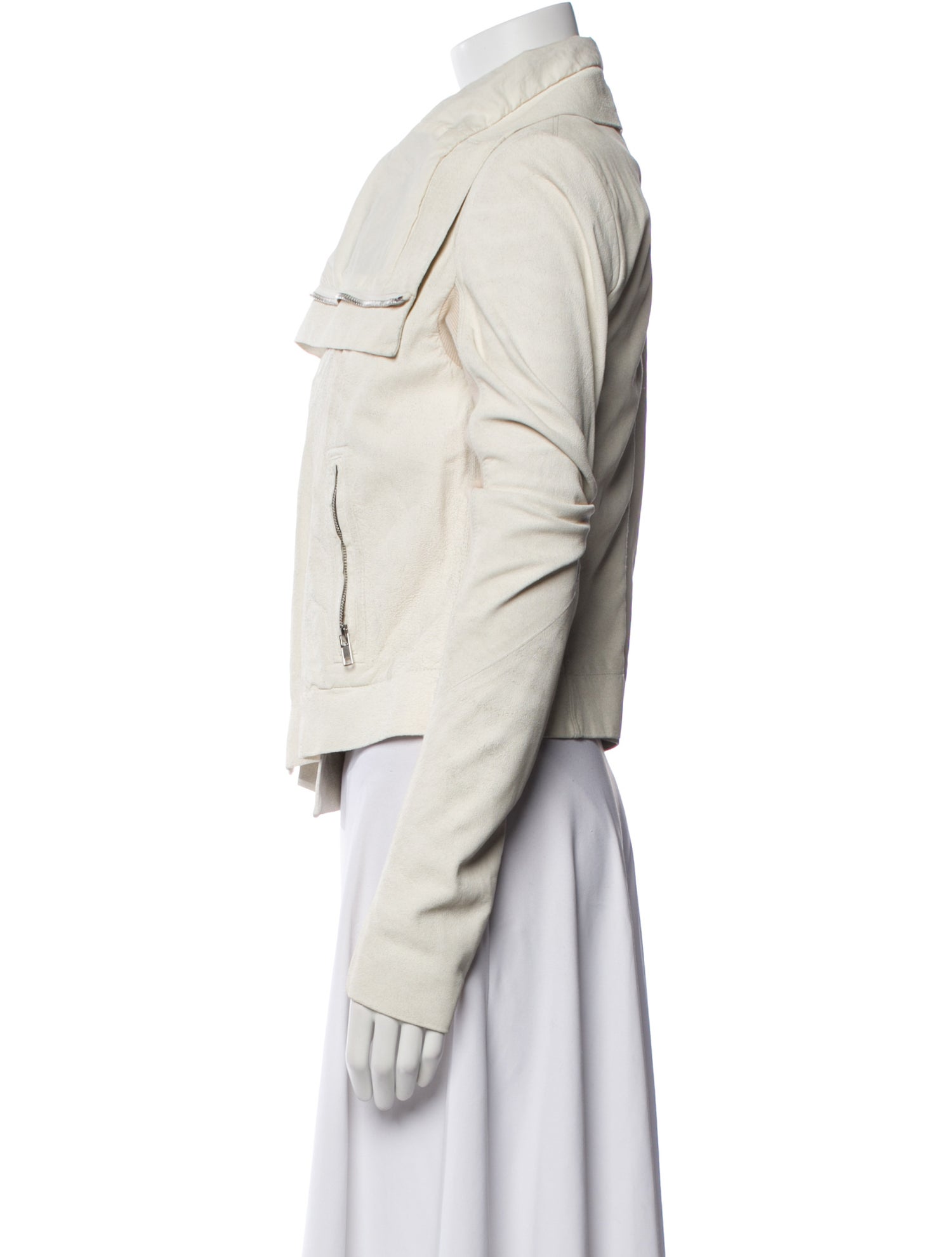 Rick Owens Lamb Leather Biker Jacket