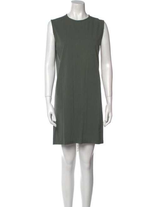 Rick Owens Drkshdw Crew Neck Mini Dress