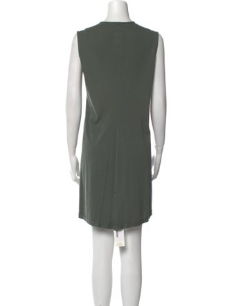 Rick Owens Drkshdw Crew Neck Mini Dress