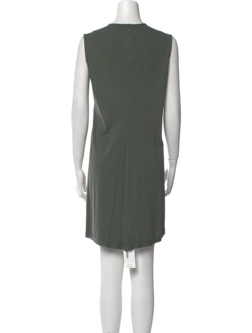 Rick Owens Drkshdw Crew Neck Mini Dress