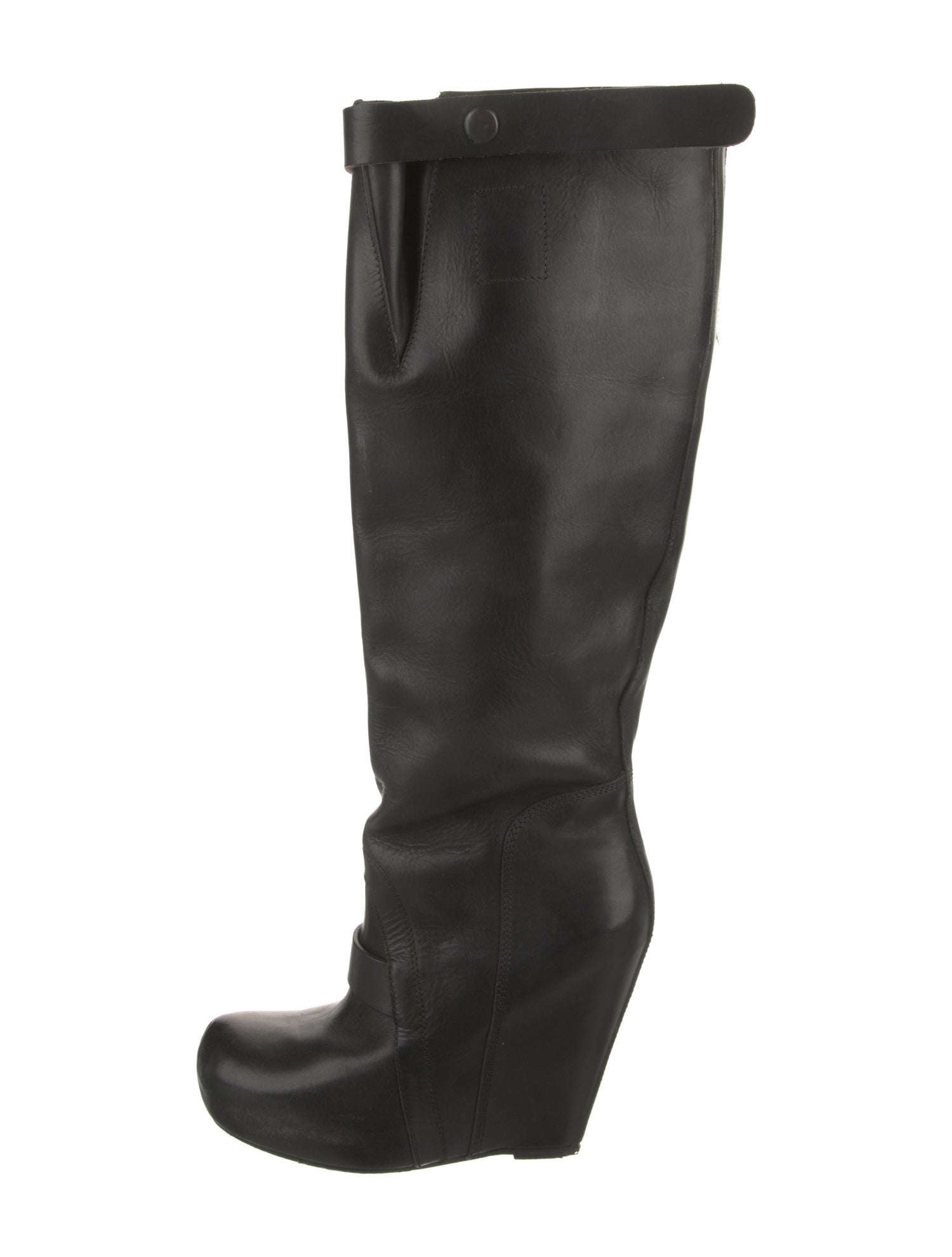 Rick Owens Leather Boots