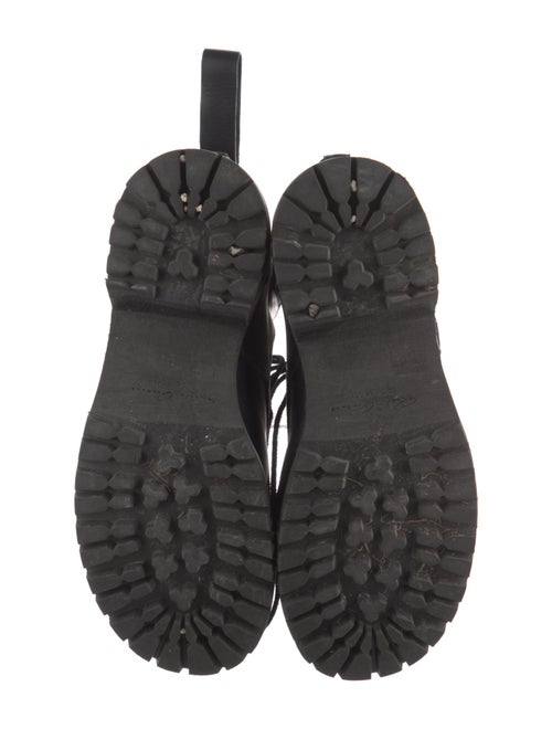Rick Owens Leather Lace-Up Boots