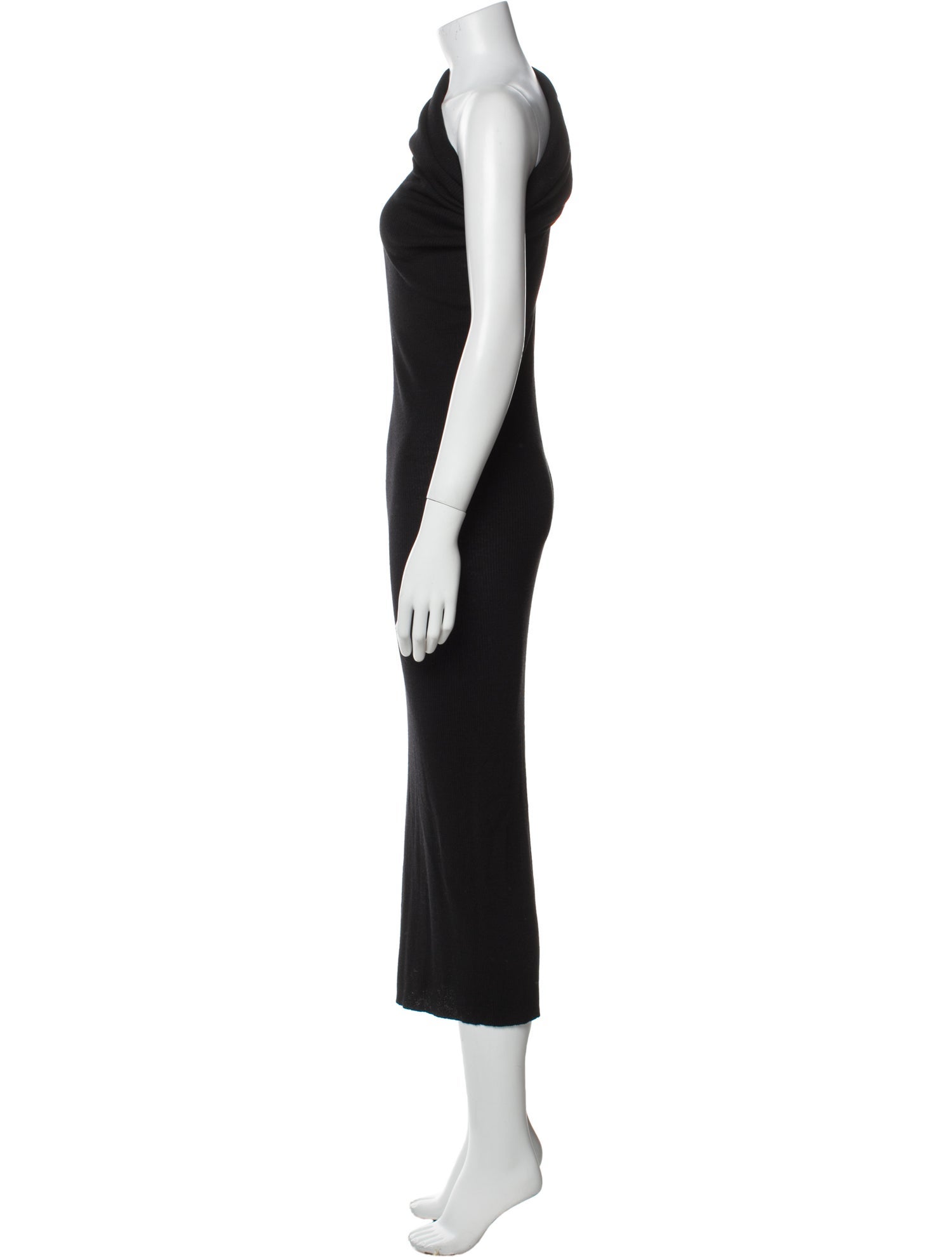 Rick Owens One-Shoulder Long Dress