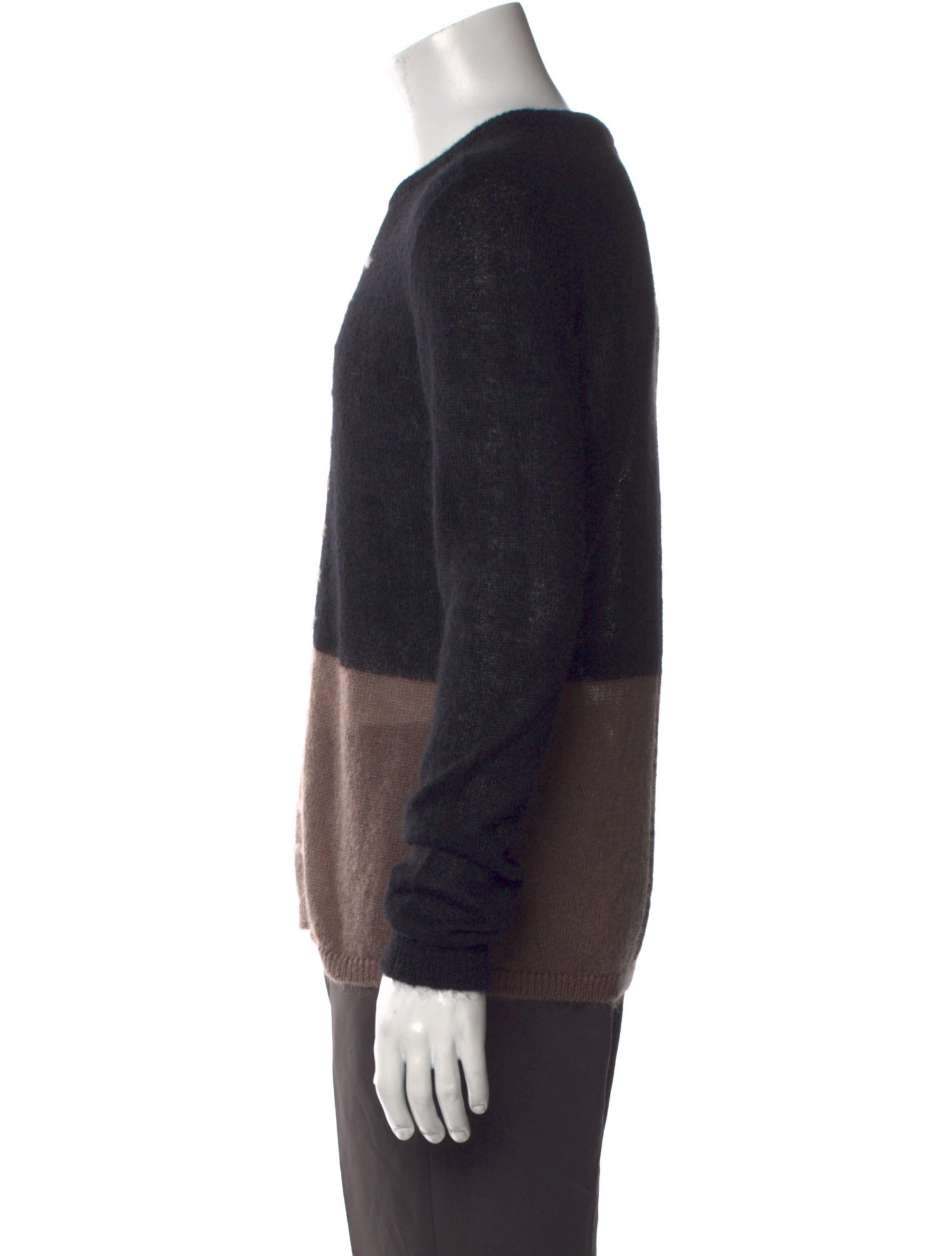 Rick Owens Graphic Print Crew Neck Pullover w/ Tags