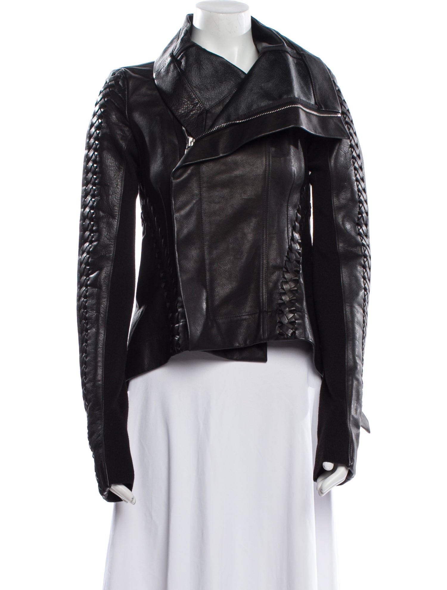 Rick Owens 2016 'Cyclops' Braided Naska Biker Jacket