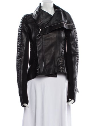 Rick Owens 2016 'Cyclops' Braided Naska Biker Jacket