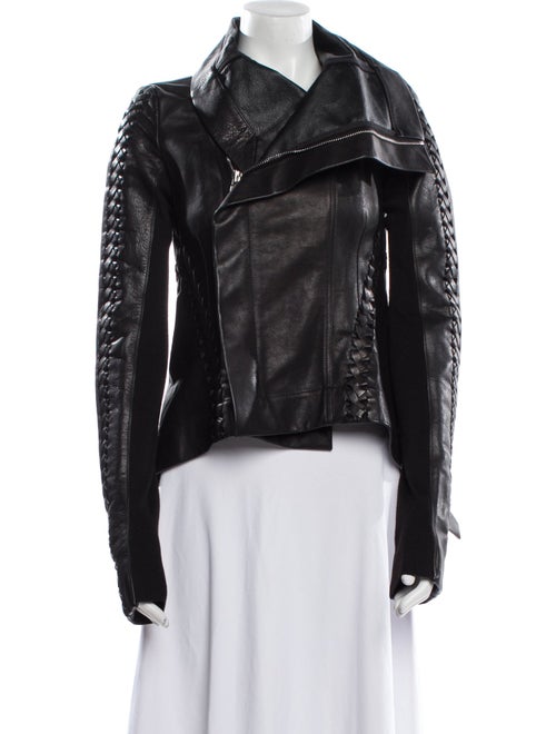 Rick Owens 2016 'Cyclops' Braided Naska Biker Jacket