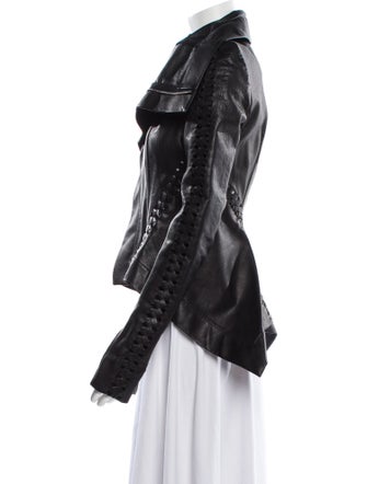 Rick Owens 2016 'Cyclops' Braided Naska Biker Jacket