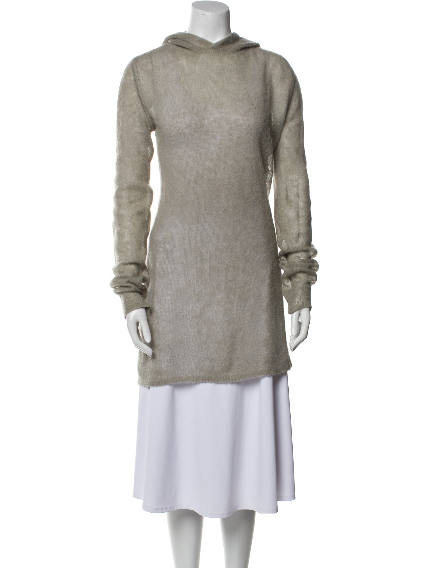 Rick Owens Mohair Crew Neck Sweater