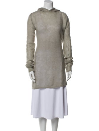 Rick Owens Mohair Crew Neck Sweater