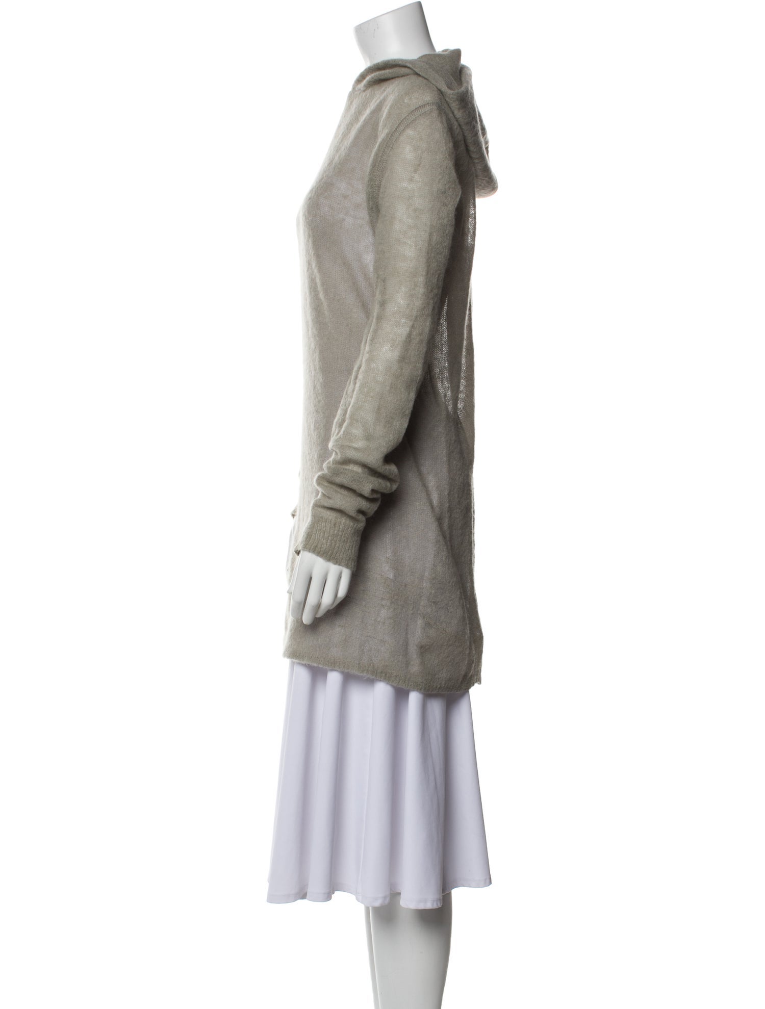 Rick Owens Mohair Crew Neck Sweater