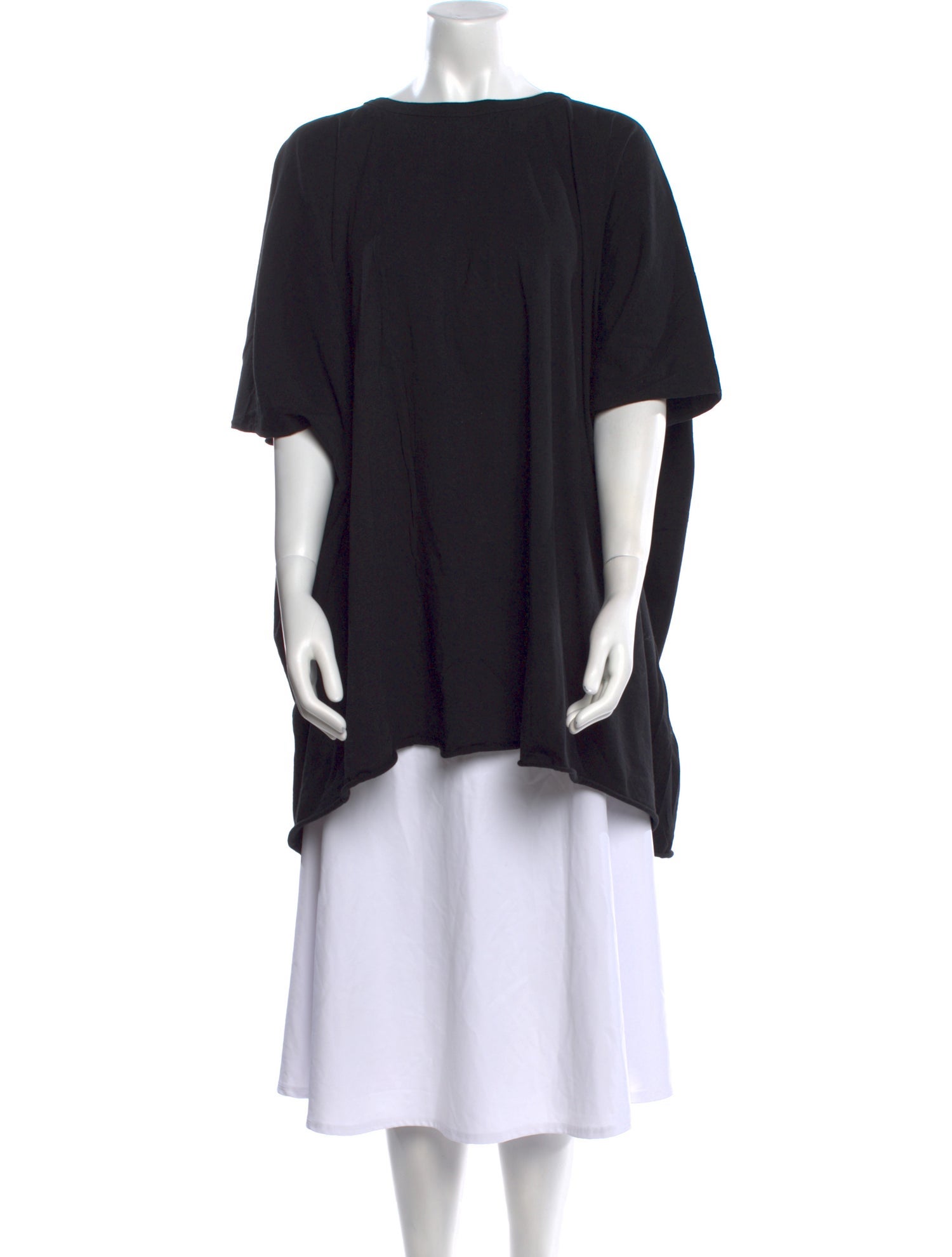 Rick Owens Bateau Neckline Short Sleeve Tunic