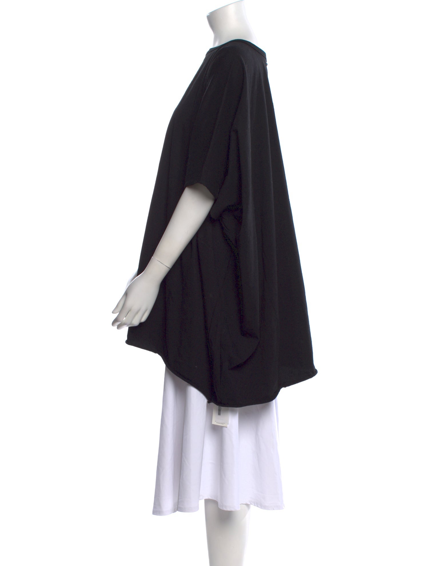 Rick Owens Bateau Neckline Short Sleeve Tunic