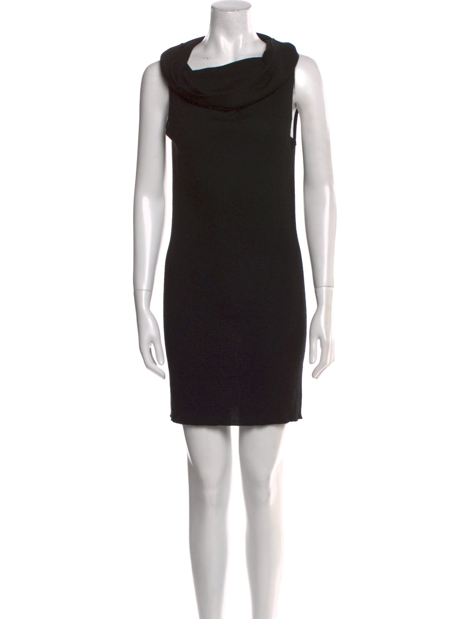 Rick Owens Cowl Neck Mini Dress