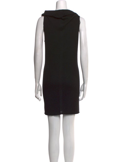 Rick Owens Cowl Neck Mini Dress