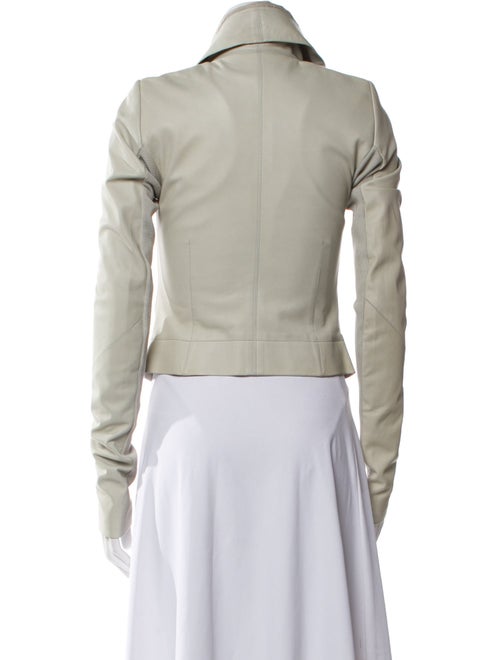 Rick Owens 2019 'Babel' High Neck Biker Biker Jacket