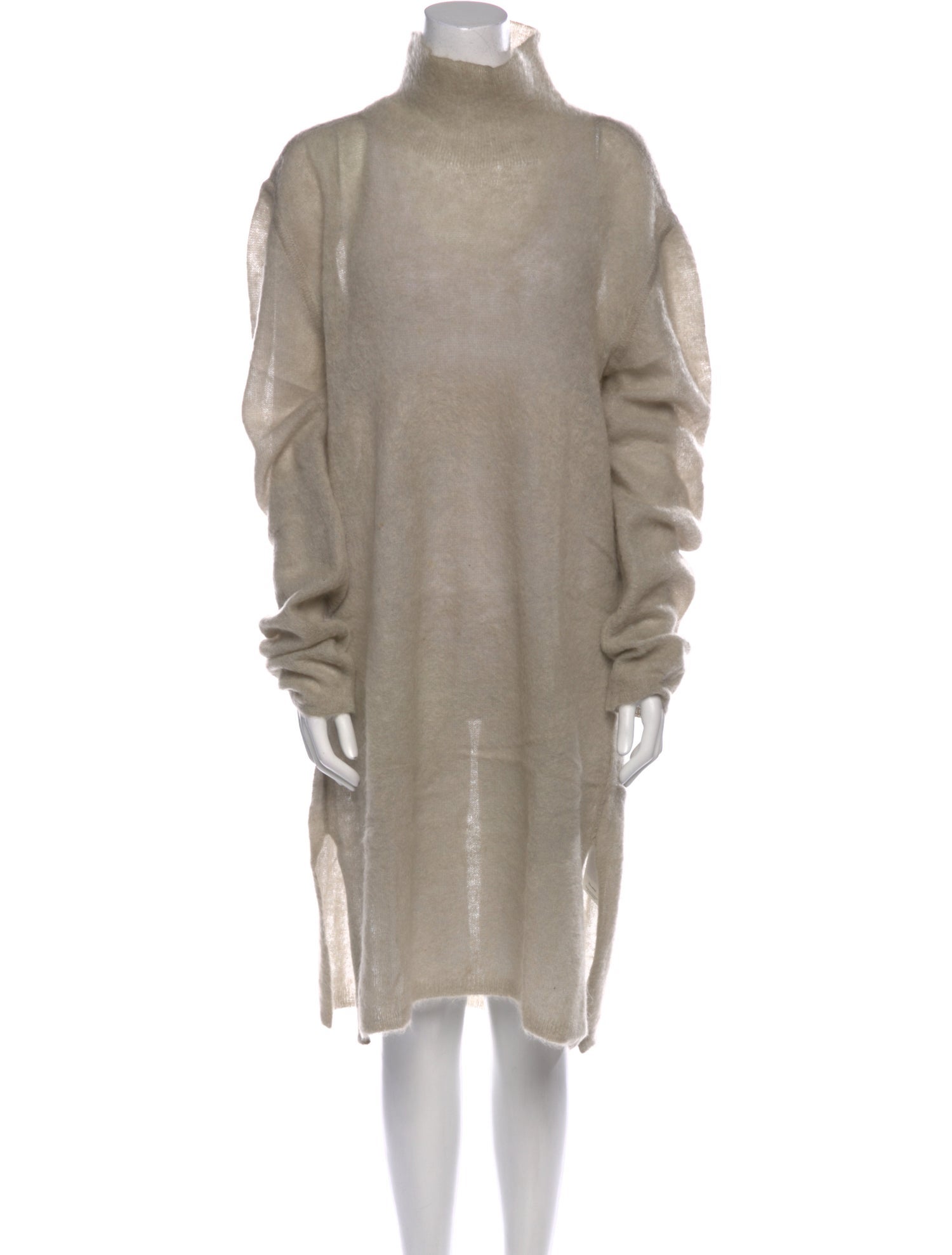 Rick Owens Turtleneck Knee-Length Dress