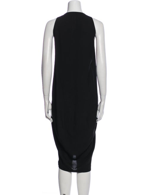 Rick Owens Plunge Neckline Long Dress