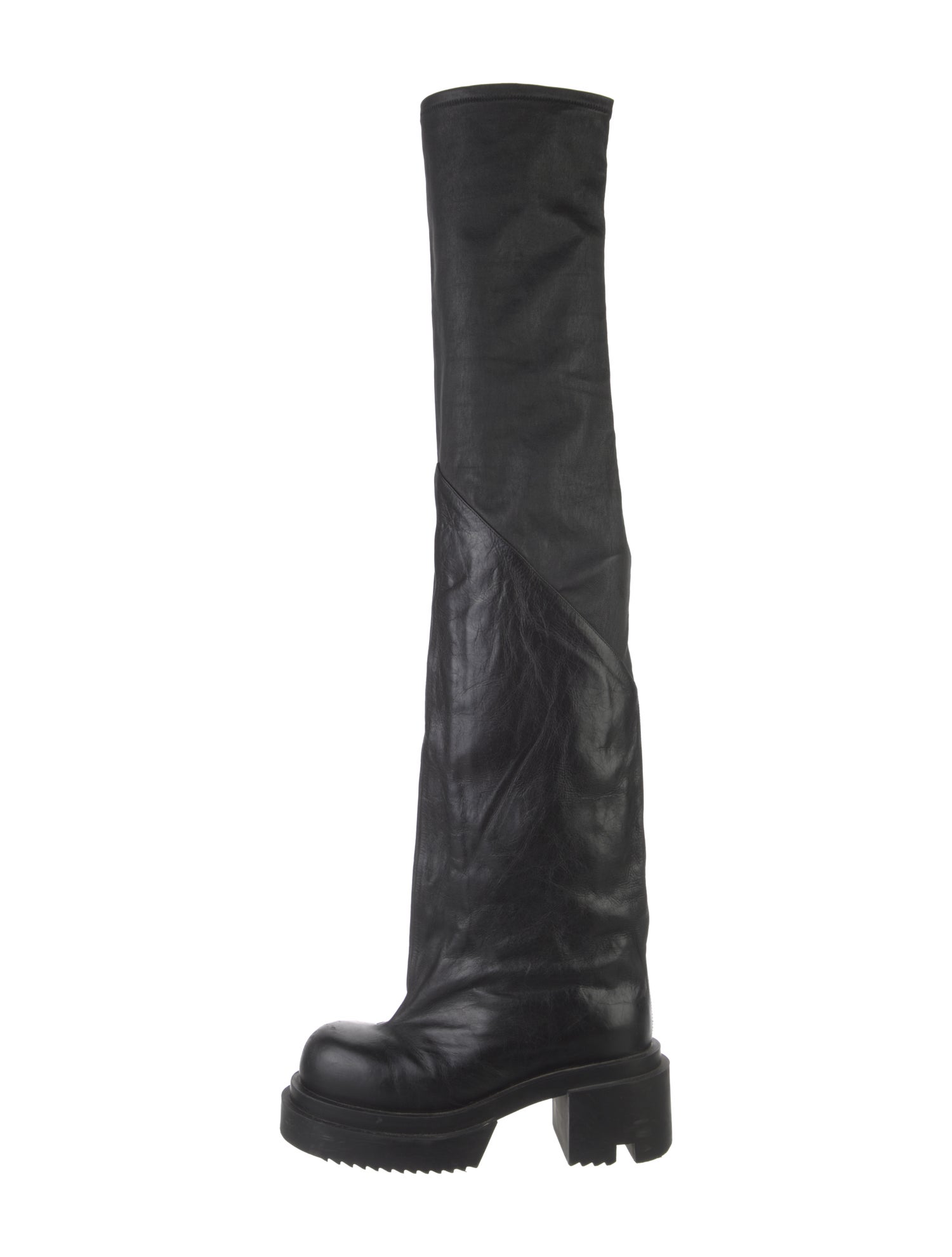 Rick Owens Leather Sock Boots