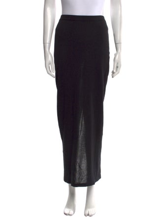 Rick Owens Silk Midi Length Skirt