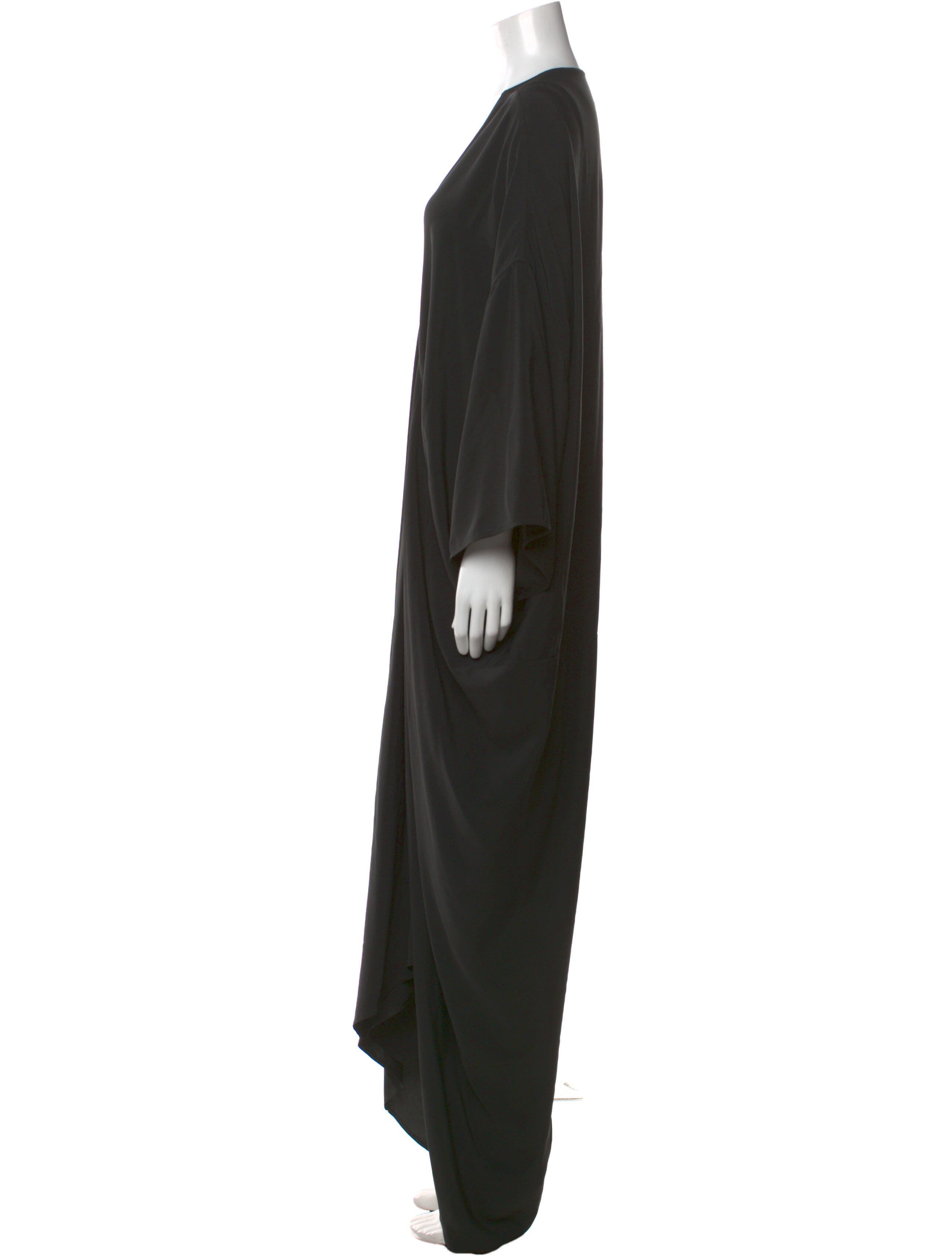 Rick Owens V-Neck Long Dress
