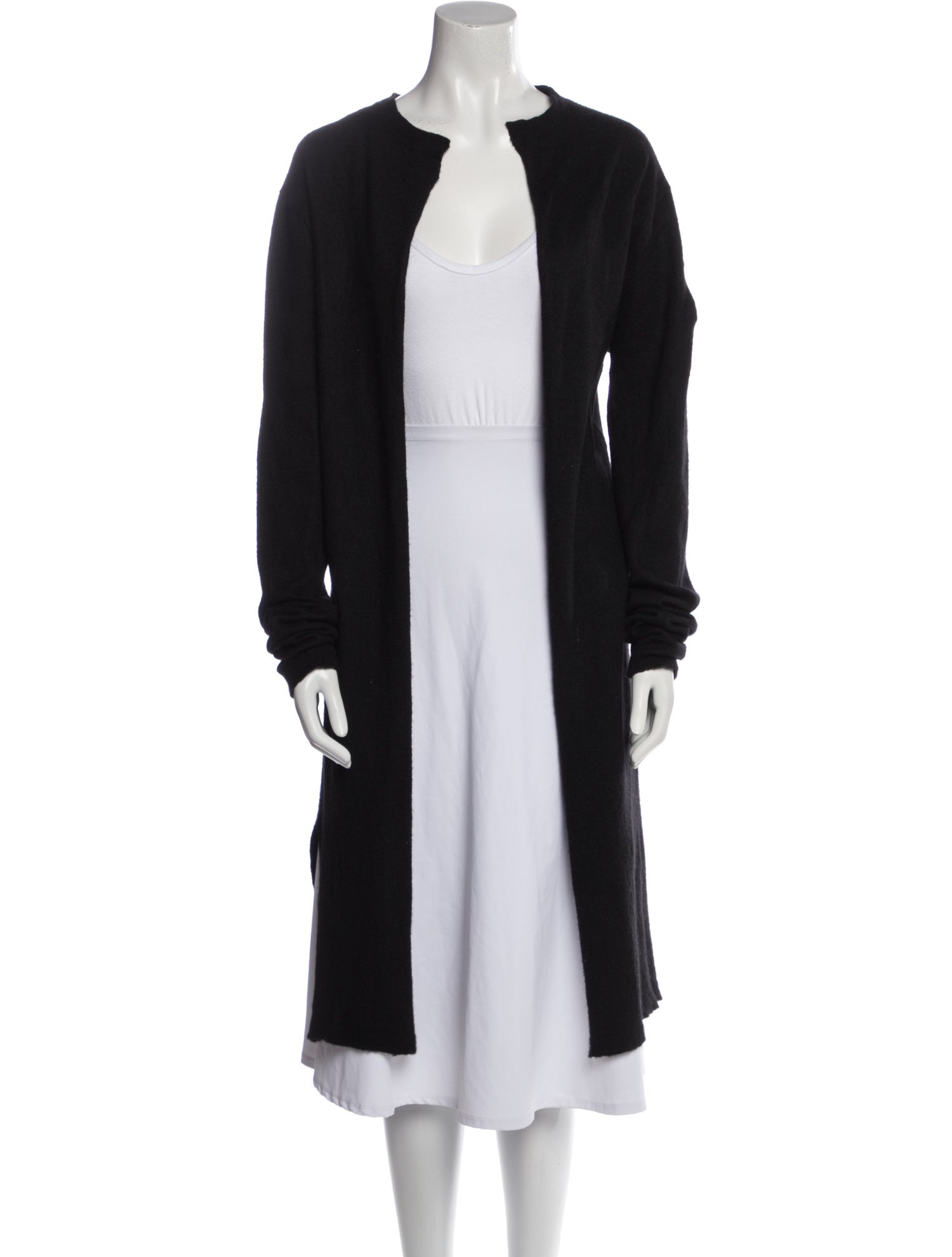 Rick Owens Cashmere Open Front Sweater