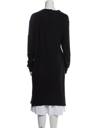 Rick Owens Cashmere Open Front Sweater