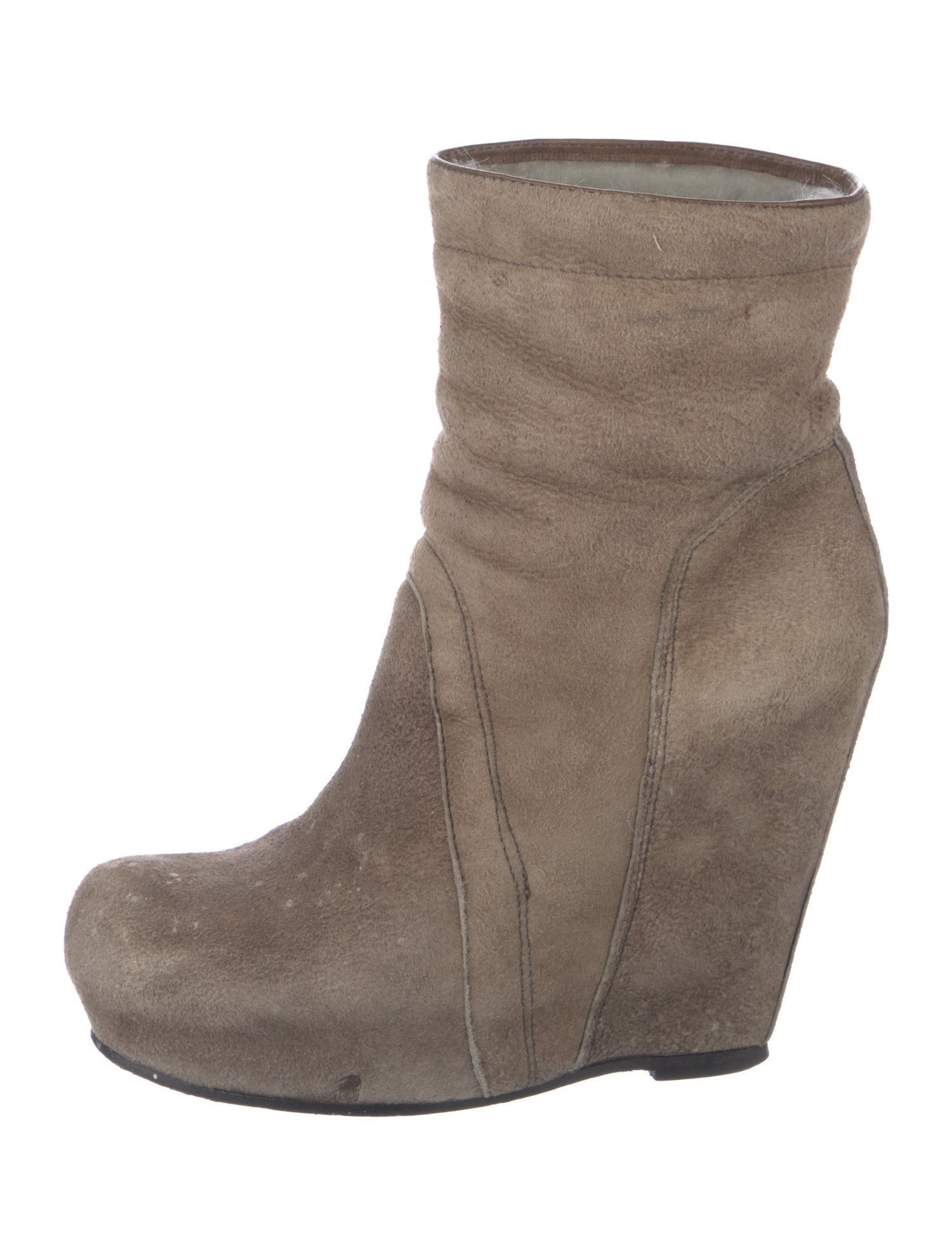 Rick Owens Suede Boots