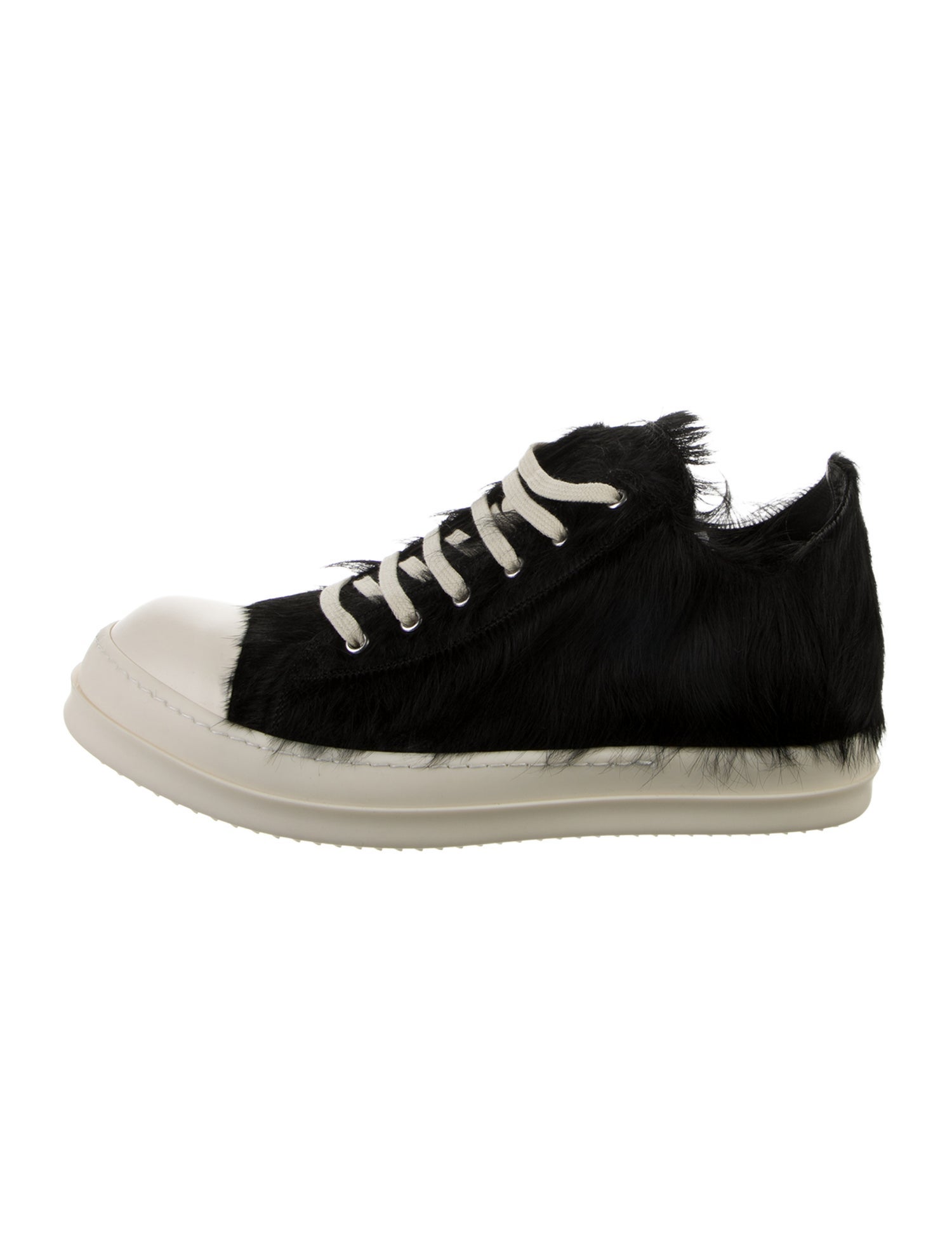 Rick Owens Colorblock Pattern Sneakers